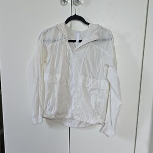 Lululemon Athletica Cream Hooded Jacket